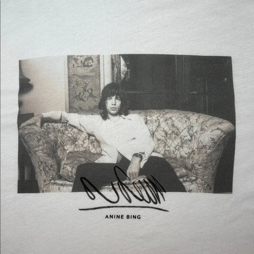 Anine Bing Avi Mick Jagger Tee - Picture 2 of 5